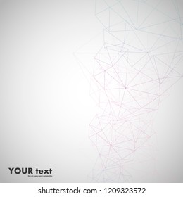 Data technology illustration and vector network connection and technology digital concept.
