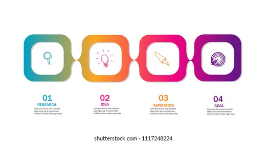 Data template Modern creative infographic design and marketing icon for workflow,annual report, chart data, diagram,layout design isolated on white background