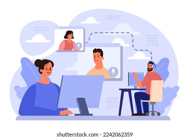 Data theft concept. Cyber attack, hacker stealing personal data and money from digital media or social network. Flat vector illustration