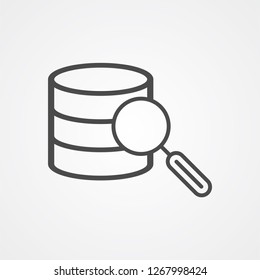 Data tracking vector icon sign symbol