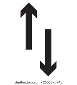 Data transfer arrows icon vector. Recycling, exchange, left and right and direction sing, up and down symbol arrow icon in transparent background,  Left right arrows simple line vector icon. eps 10