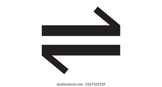 Data transfer arrows icon vector. Recycling, exchange, left and right and direction sing, up and down symbol design eps 10