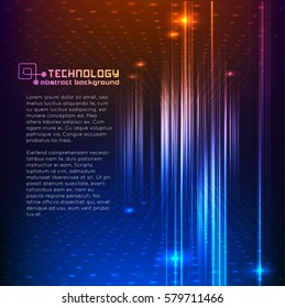 Data transfer concept vector background