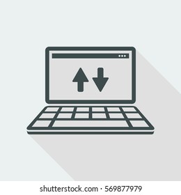 Data transfer - Flat minimal icon