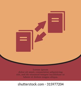 data transfer icon