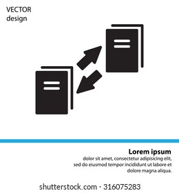 data transfer icon