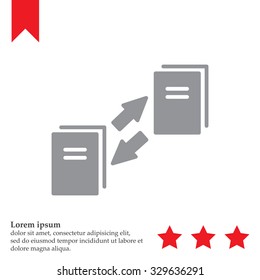 data transfer icon