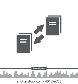 data transfer icon