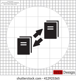 data transfer icon