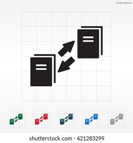 data transfer icon