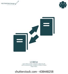data transfer icon