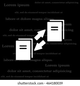 data transfer icon