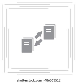 data transfer icon