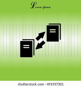 data transfer icon