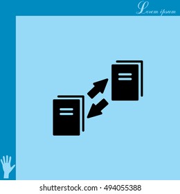 data transfer icon