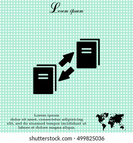 data transfer icon