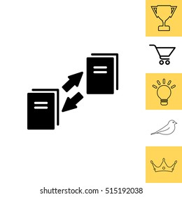 data transfer icon