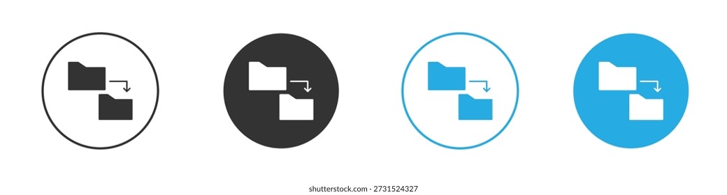 Icono de transferencia de datos símbolo de Clipart de dibujo . Ilustración vectorial