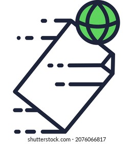 Data transfer icon file exchange vector. Document with information backup. Copy, download or upload info. Share, send and receive web archive symbol. Global network, ftp and application technology