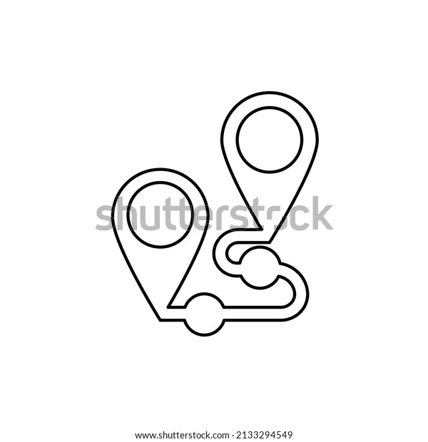 data transfer icon, from one point to\
another, vector\
illustration