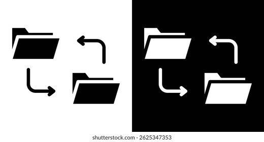 Data transfer icon simple line vector. Symbol, logo.