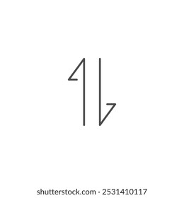 Data transfer icon symbol vector illustration
