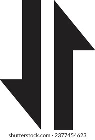 Icono de transferencia de datos en estilo de moda aislado en fondo blanco