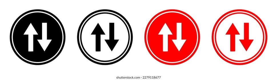 data transfer icon, two arrows swapping icons