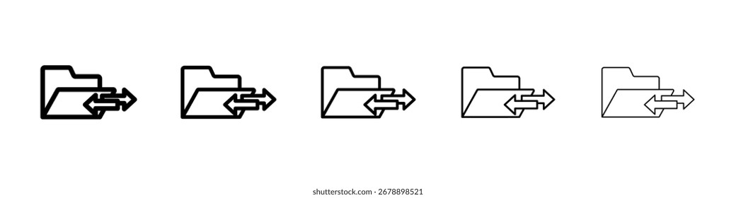Ícone de transferência de dados - coleção de vetores. EPS 10