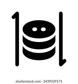 data transfer icon. vector glyph icon for your website, mobile, presentation, and logo design.