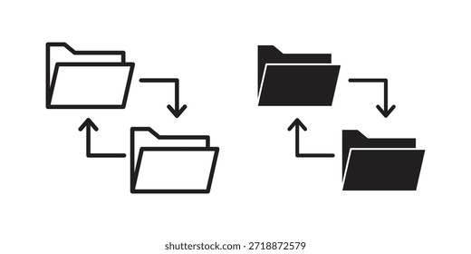 Data transfer icons sign vectors. suitable for web, app, infographic, etc