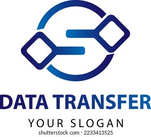 data transfer logo. data logo