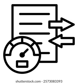 Data Transfer Simple Vector Icon Collection