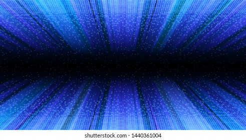 Data transfer. The structural data tunnel. Binary code digital technology. From Chaos to System. Artificial intelligence.Big data.Smart system. 