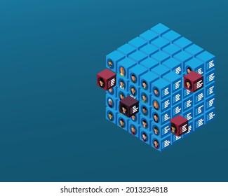 Data transform of digital human database vector