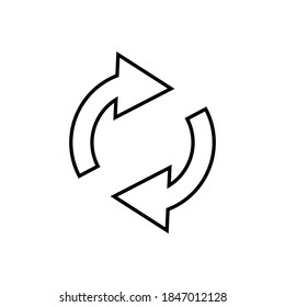 Icono de línea de transformación de datos. vector de plantilla de diseño