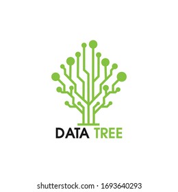 data tree illustration logo company