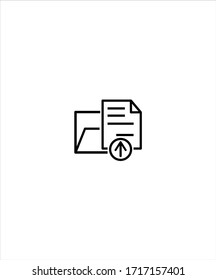 data upload icon,vector best line icon.