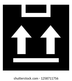Data uploading glyph icon