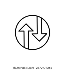 Data usage icon flat editable icon mark