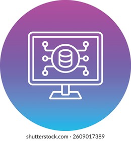 Data vector icon. Can be used for printing, mobile and web applications.