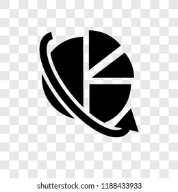 Data vector icon isolated on transparent background, Data transparency logo concept