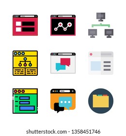 data vector icon set