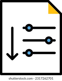 data Vector illustration on a transparent background. Premium quality symmbols. Line Color vector icons for concept and graphic design.