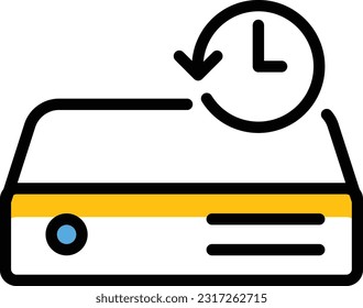 data  Vector illustration on a transparent background. Premium quality symmbols. Line Color vector icons for concept and graphic design.