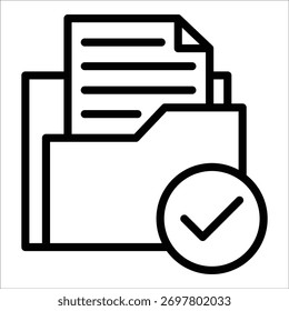 Elemento De Ícone De Verificação De Dados Para Design