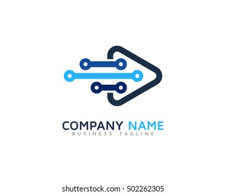 Data Video Logo Design Template
