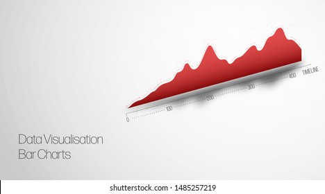 Data Visualisation Bar Charts. Isometric Infographic Layout. 