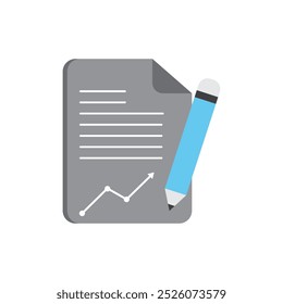 Data visualization and analysis icon