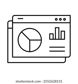 Datenvisualisierung - Diagramm und Dashboard, die die grafische Darstellung von Daten darstellen